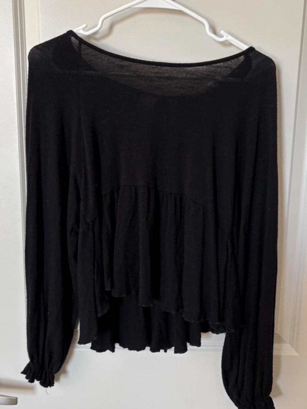 Altar’d State Black Baby Doll Top